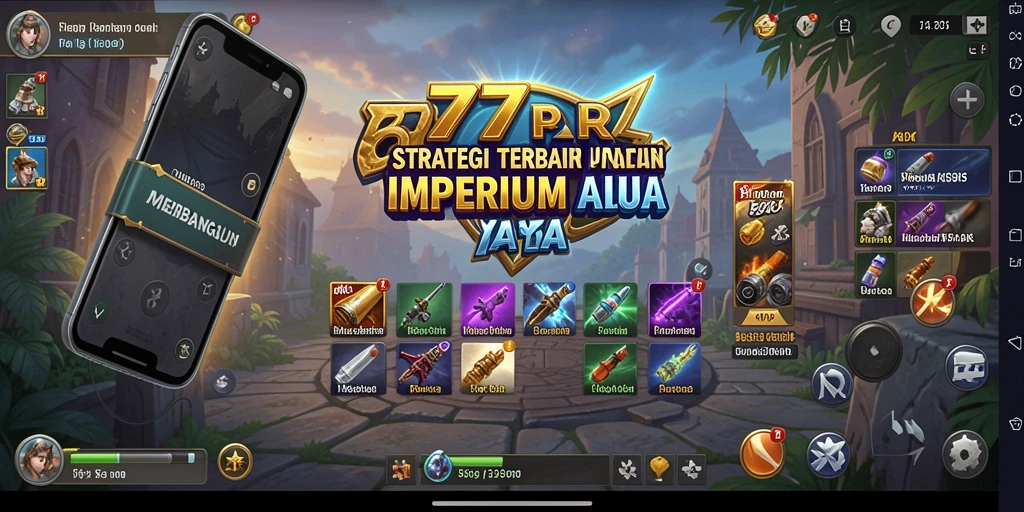Tampilan gameplay dengan elemen strategi yang mendalam dan menantang.