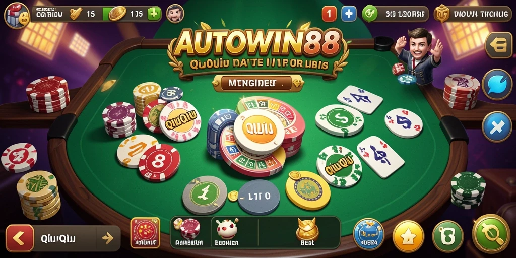 Tampilan gameplay QiuQiu yang menarik dan interaktif dari AUTOWIN88.