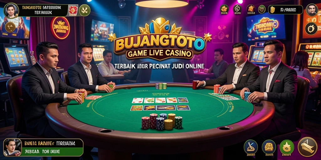 Tampilan gameplay Live Casino yang menarik dan interaktif di BUJANGTOTO.