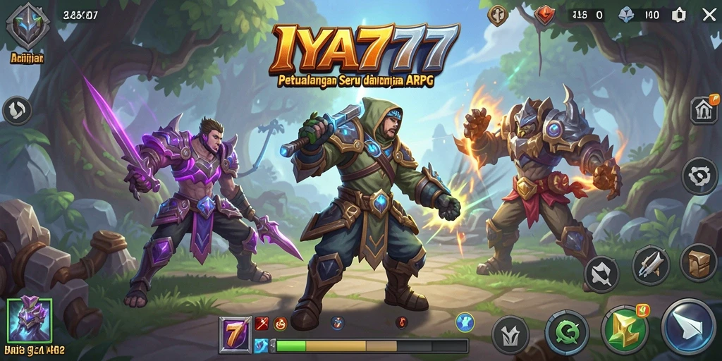 Screenshot gameplay ARPG seru dengan grafis menawan.