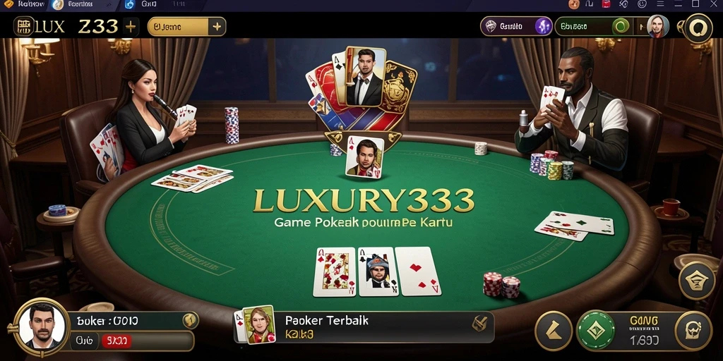Tampilan gameplay LUXURY333 yang penuh aksi dan antusiasme.