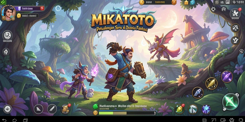 Gameplay MIKATOTO dengan aksi petualangan menegangkan.
