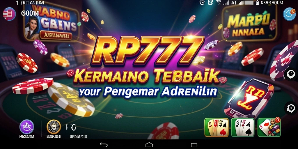 Tampilan gameplay Kasino RP777 yang mendebarkan dan menarik.