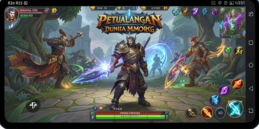 Tampilan layar gameplay menarik dari RR33 dengan aksi seru.